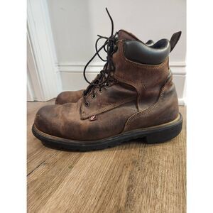 Red Wing DynaForce 415 WaterProof Soft Toe 6 inch Boots Mens Size 10.5 USA Made